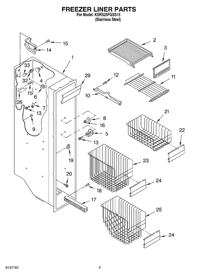 Diagram for KSRS25FGSS15