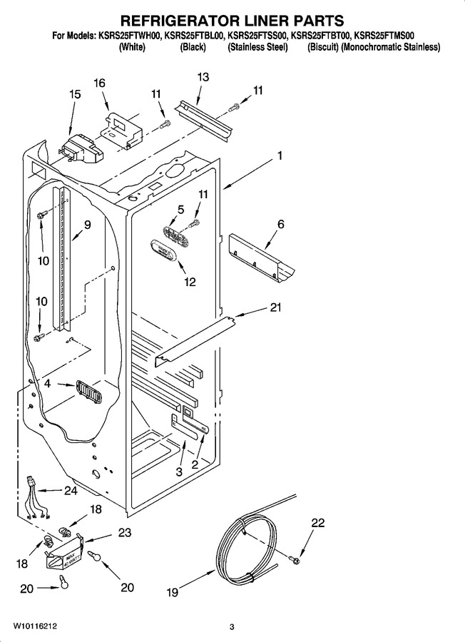 Diagram for KSRS25FTMS00