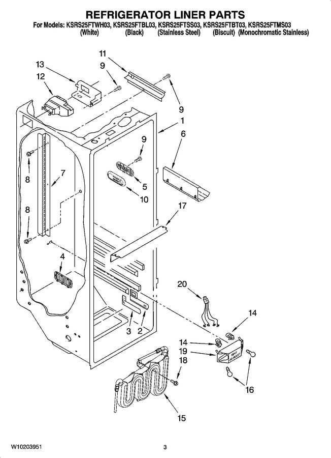 Diagram for KSRS25FTMS03