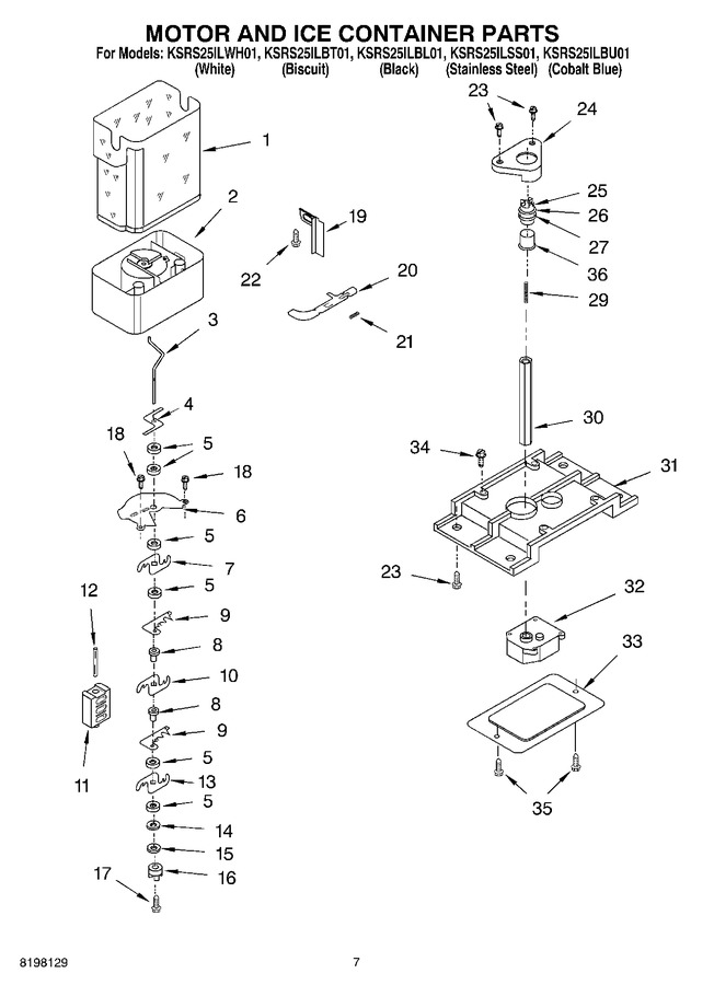 Diagram for KSRS25ILWH01