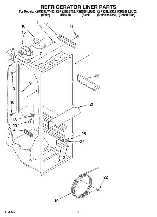 Diagram for KSRS25ILWH02