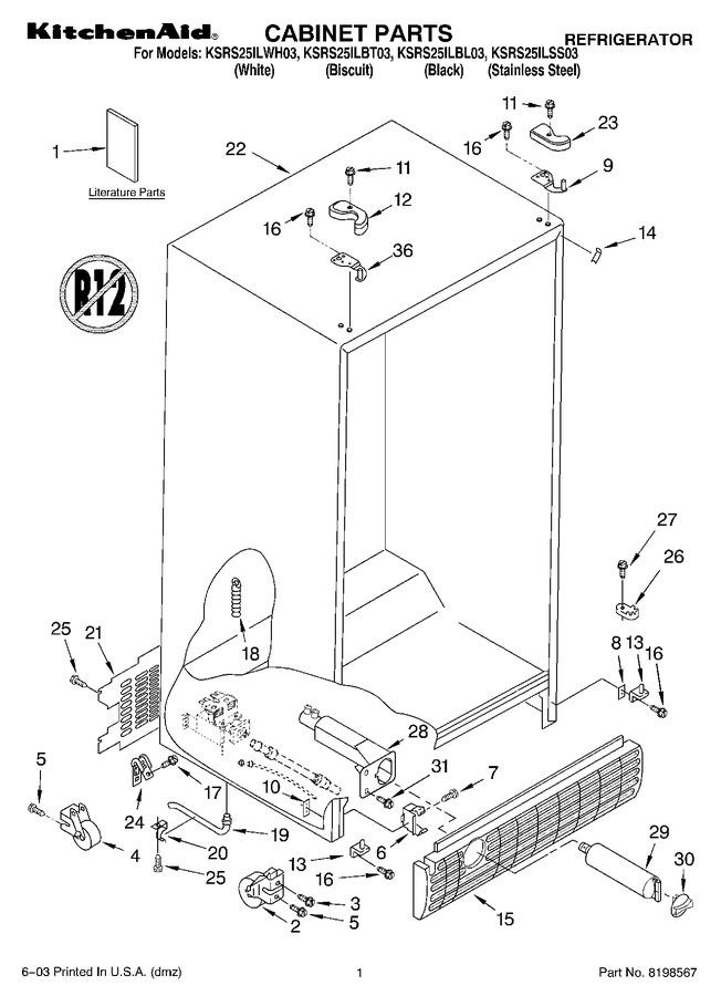 Diagram for KSRS25ILSS03