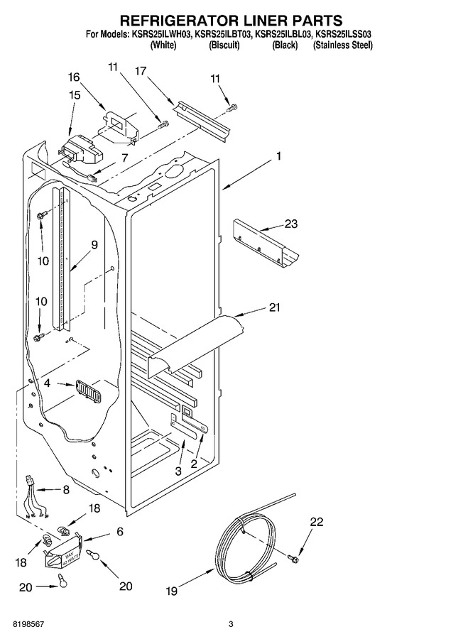 Diagram for KSRS25ILSS03