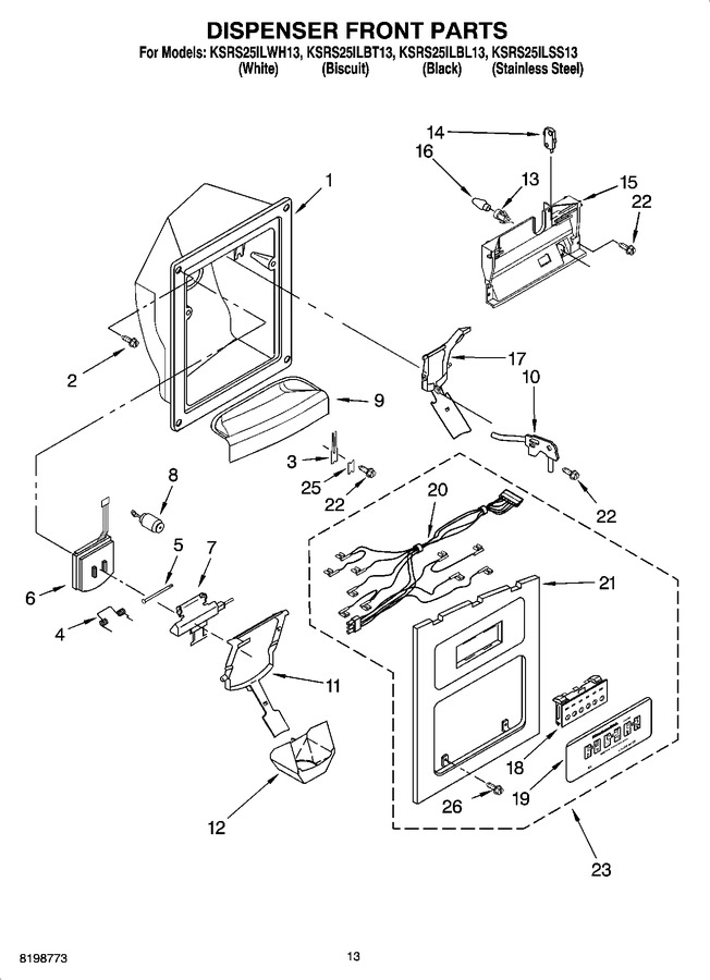 Diagram for KSRS25ILBL13