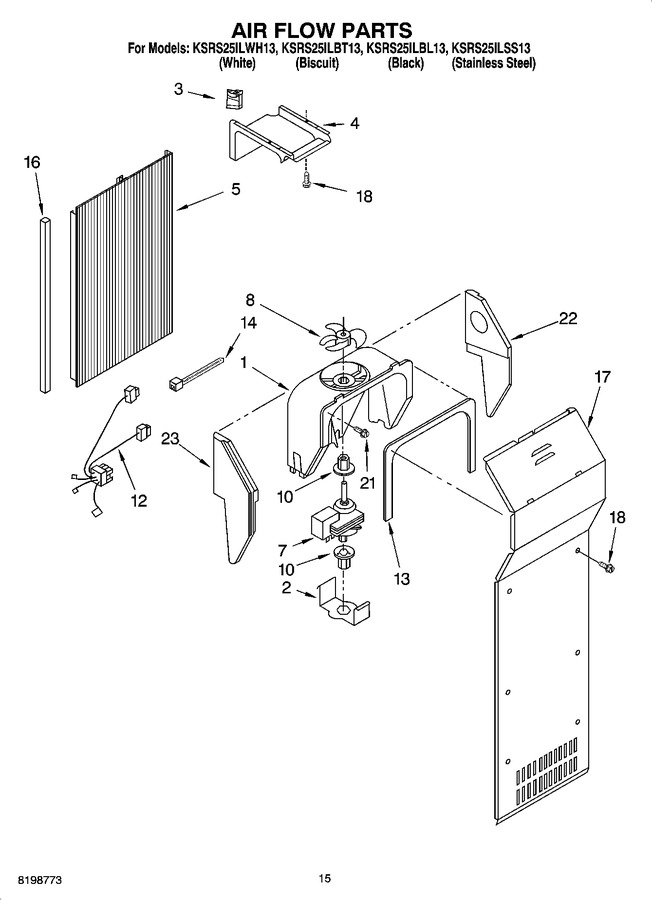 Diagram for KSRS25ILWH13