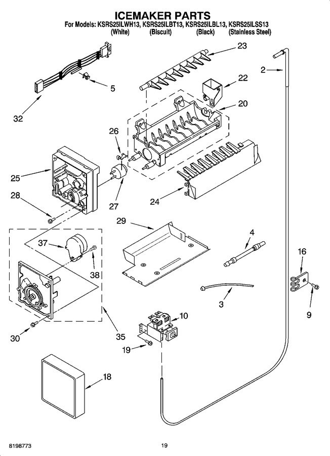 Diagram for KSRS25ILSS13