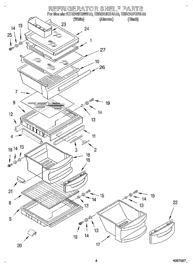 Diagram for KSRS25KGBL00