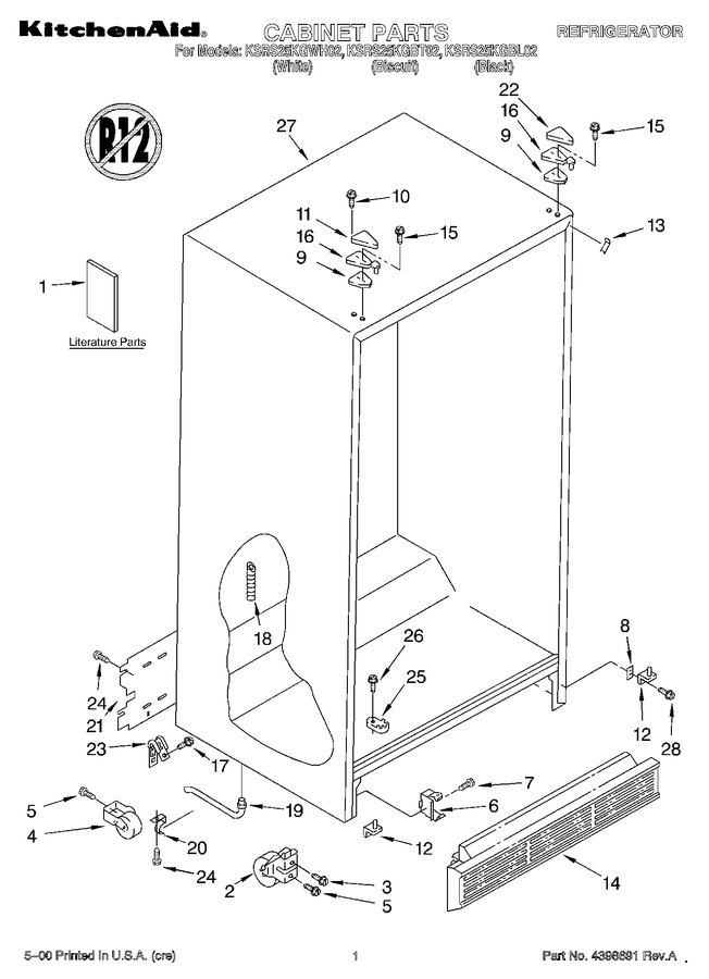 Diagram for KSRS25KGBT02