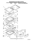 Diagram for 03 - Refrigerator Shelf Parts