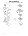 Diagram for 04 - Freezer Liner Parts