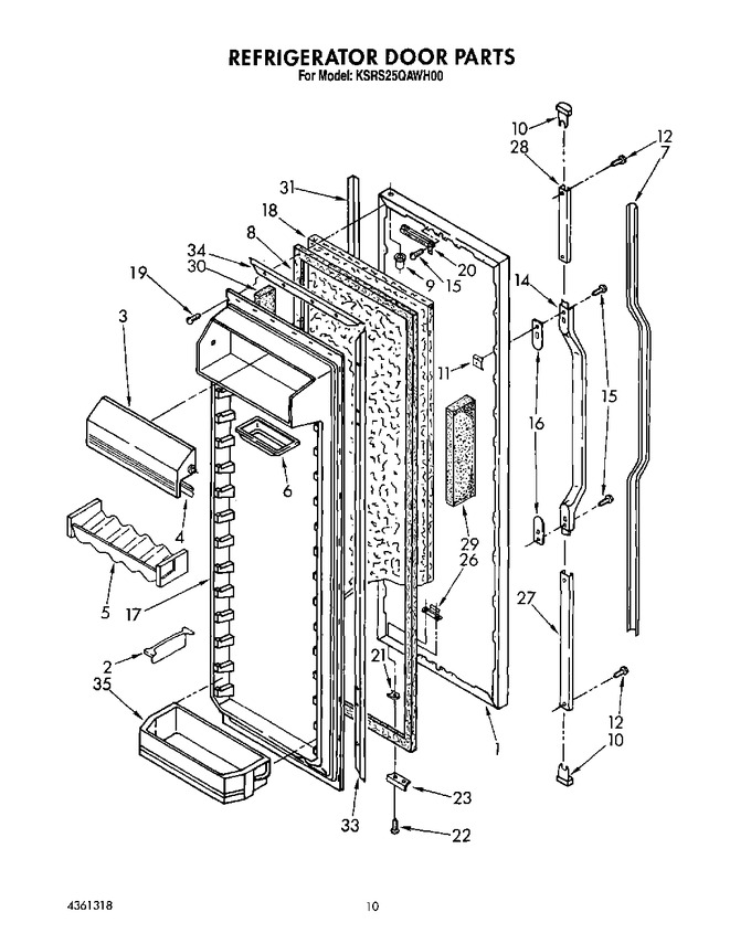 Diagram for KSRS25QAWH00