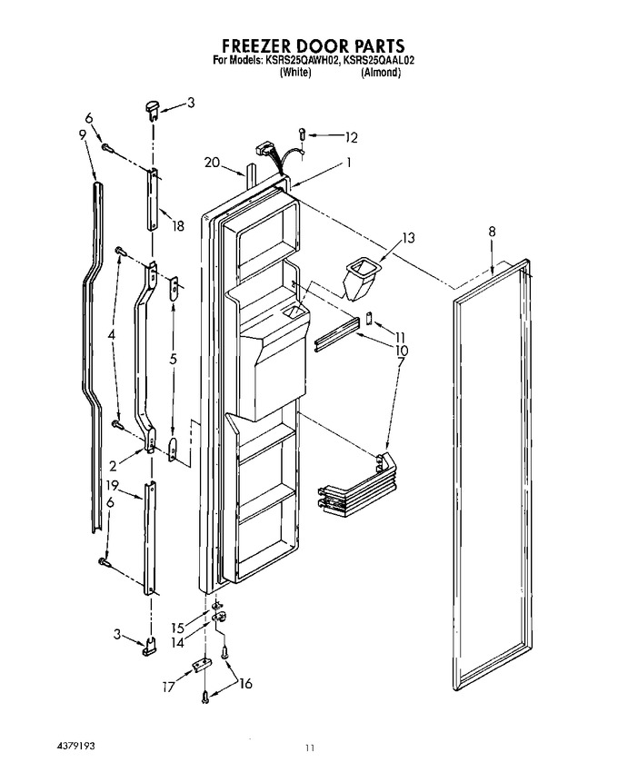 Diagram for KSRS25QAWH02