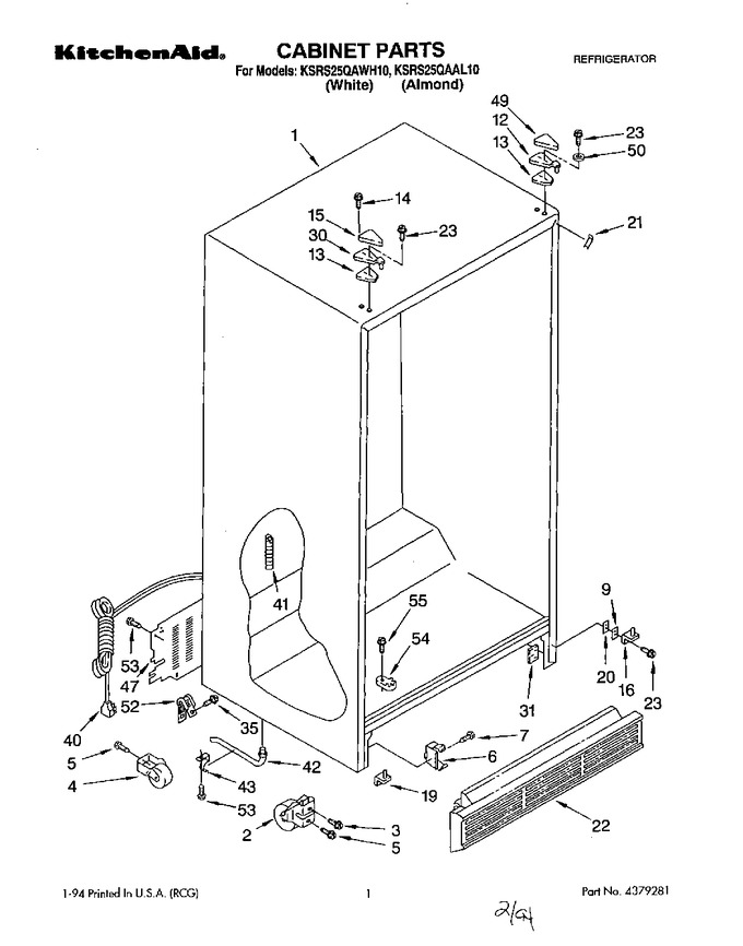 Diagram for KSRS25QAAL10