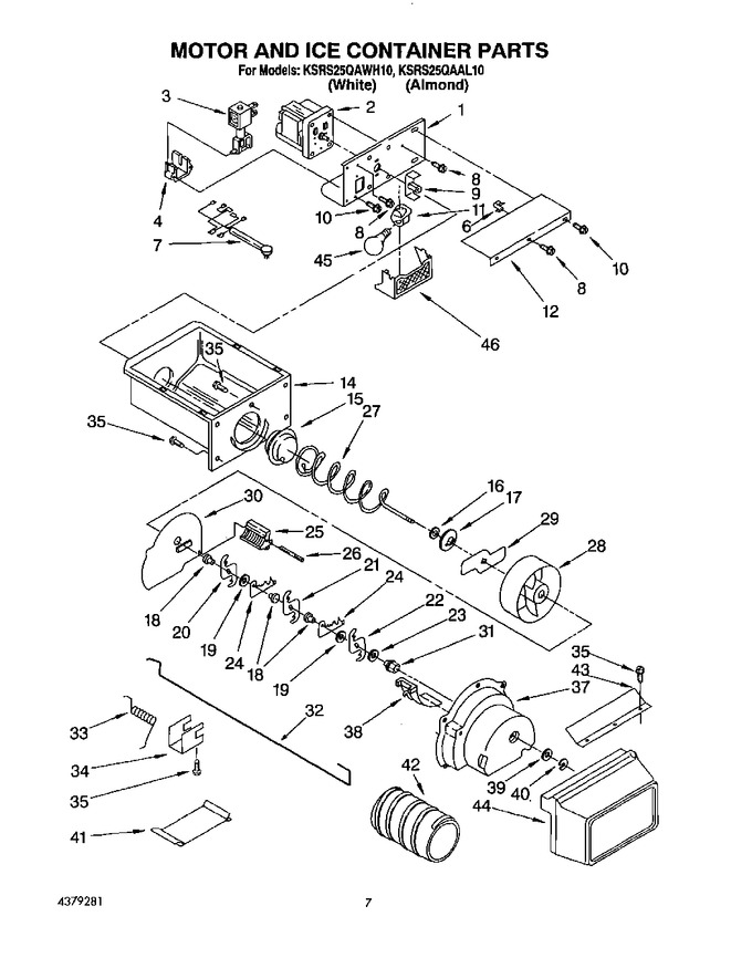 Diagram for KSRS25QAWH10