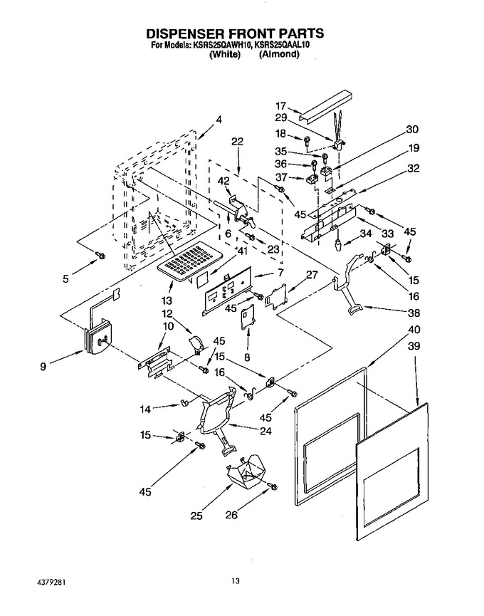 Diagram for KSRS25QAWH10