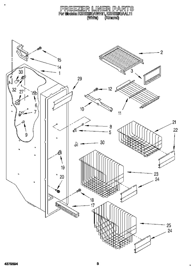 Diagram for KSRS25QAAL11