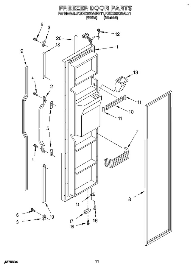 Diagram for KSRS25QAAL11
