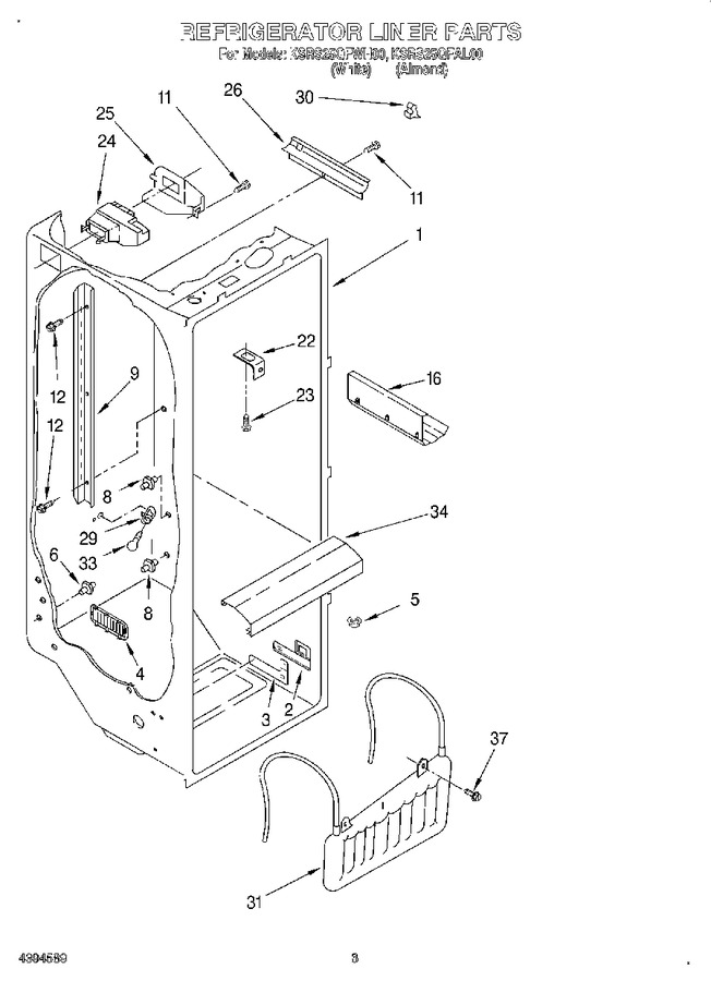 Diagram for KSRS25QFWH00