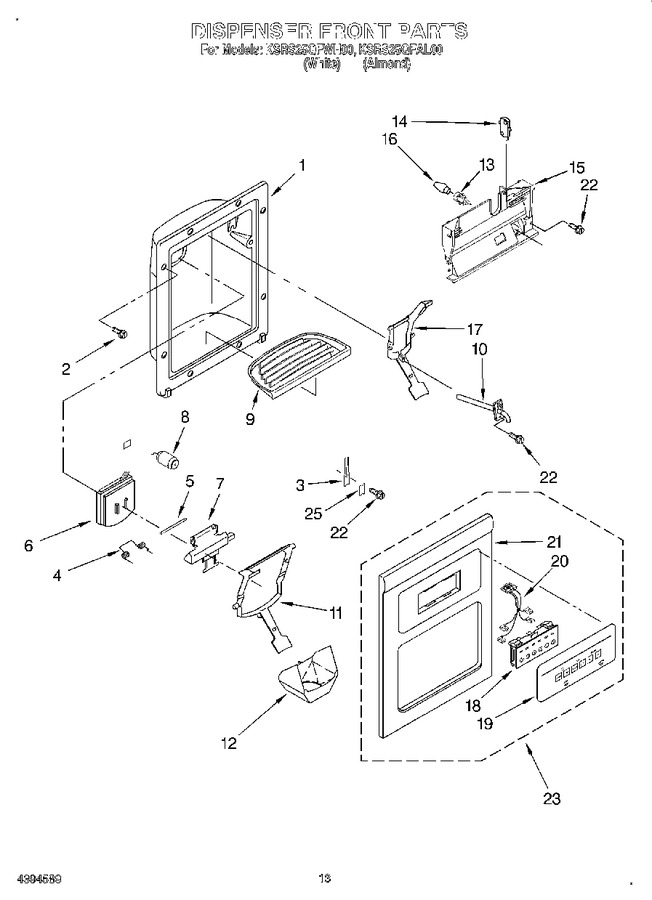 Diagram for KSRS25QFWH00