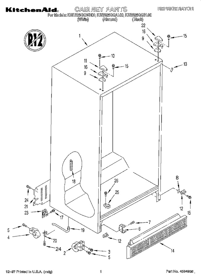 Diagram for KSRS25QGBL00