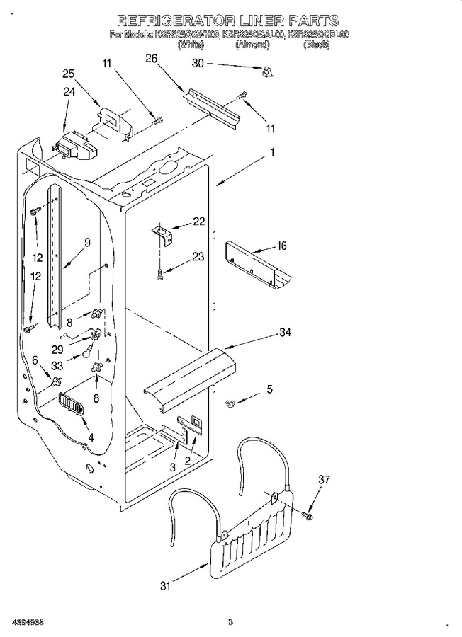 Diagram for KSRS25QGWH00