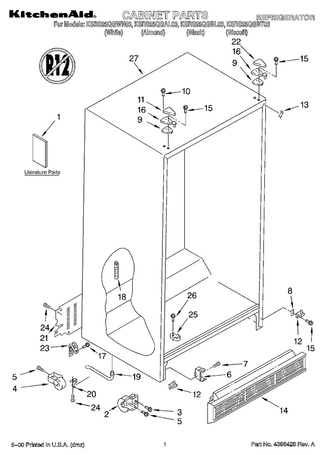 Diagram for KSRS25QGAL03