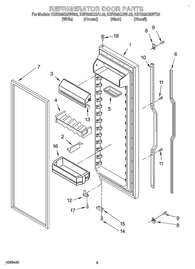 Diagram for KSRS25QGWH03