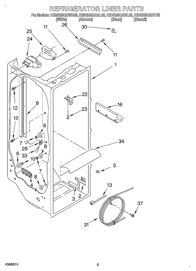 Diagram for KSRS25QGBT05