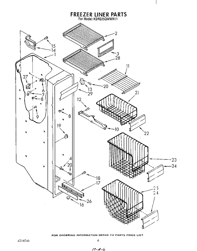 Diagram for KSRS25QWAL11