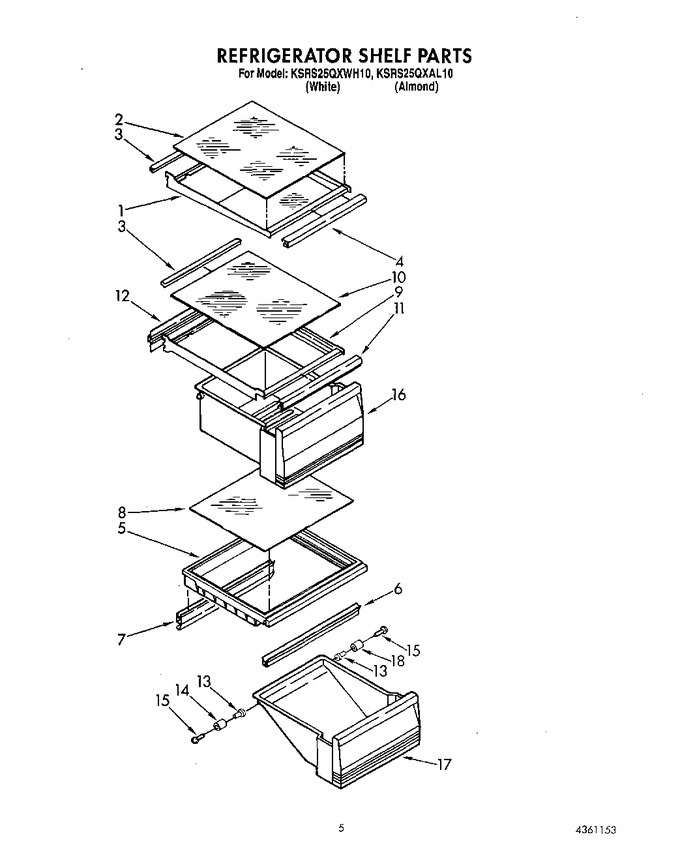 Diagram for KSRS25QXWH10