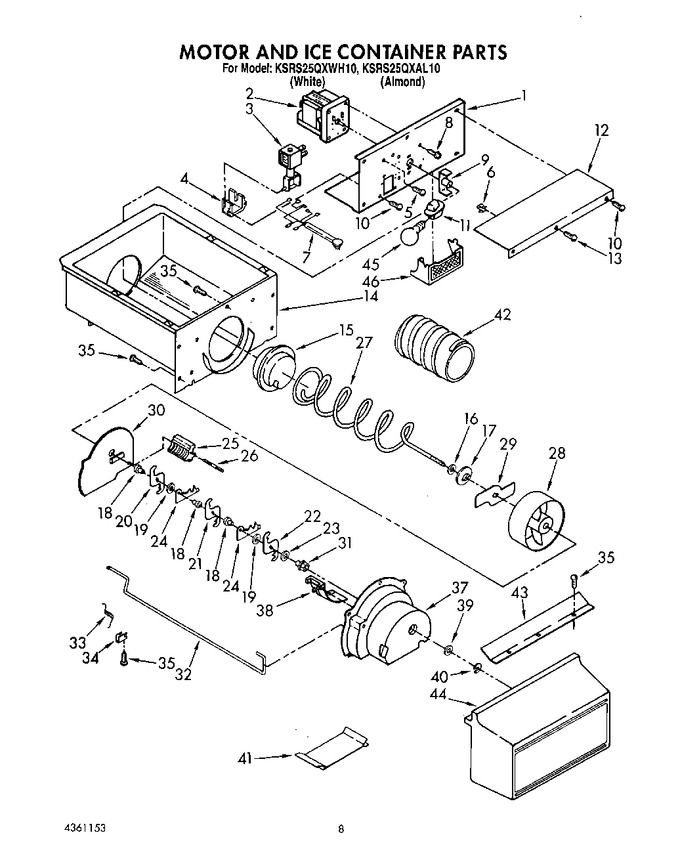 Diagram for KSRS25QXWH10