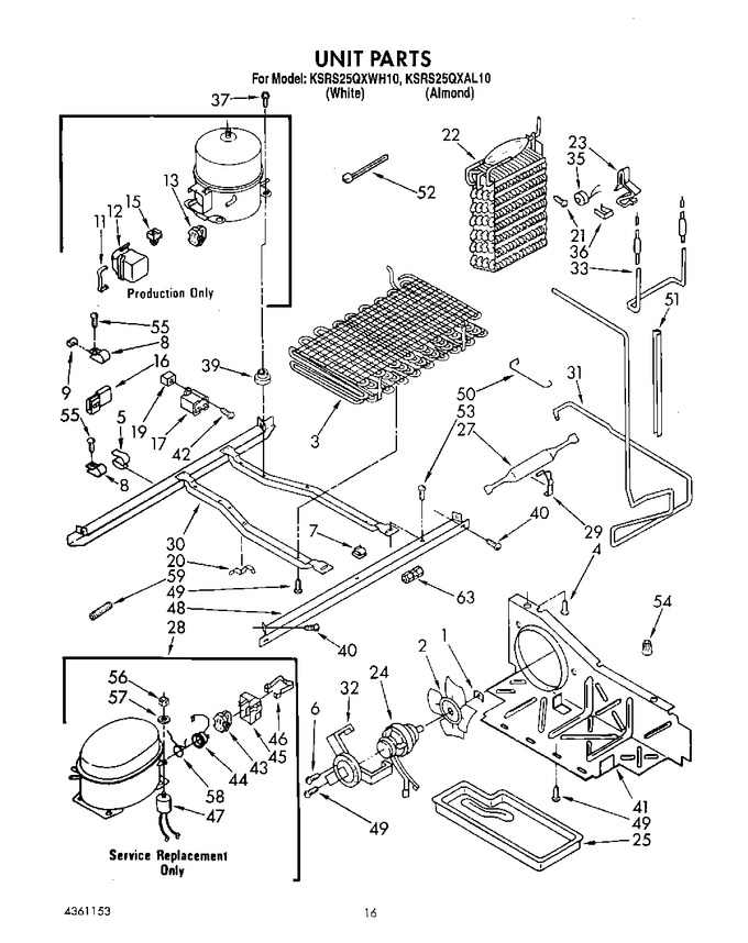 Diagram for KSRS25QXWH10