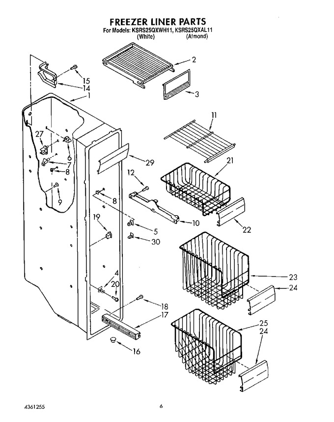 Diagram for KSRS25QXAL11