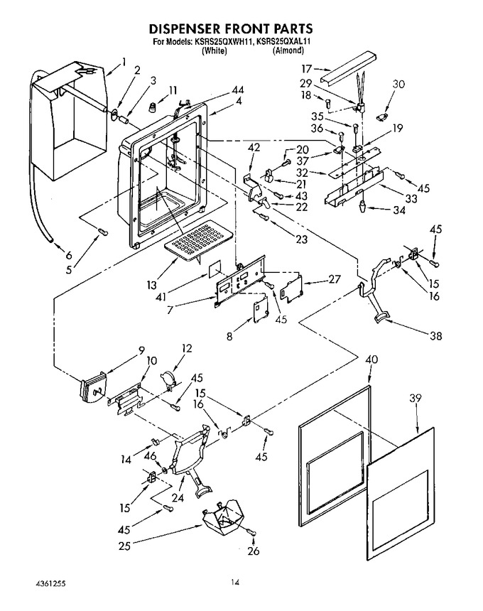 Diagram for KSRS25QXAL11