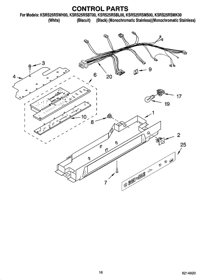 Diagram for KSRS25RSMS00