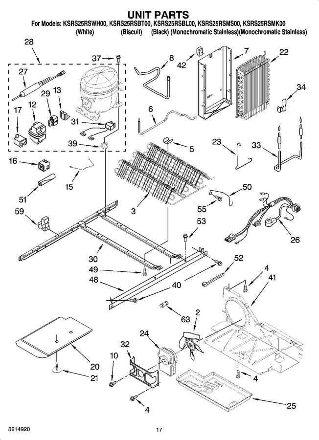 Diagram for KSRS25RSMS00