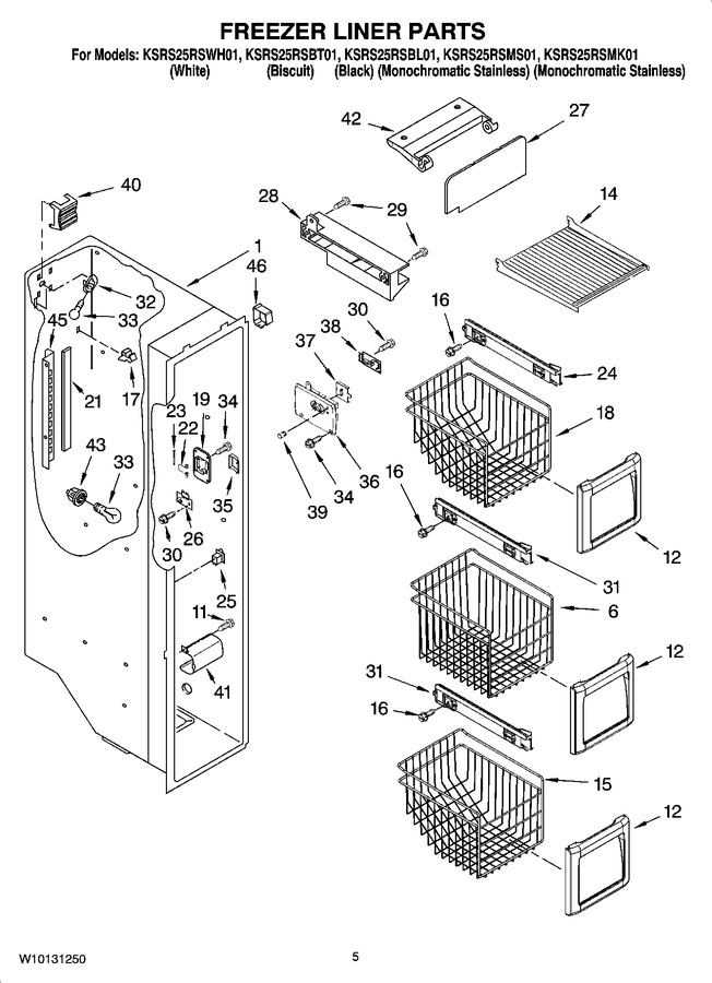 Diagram for KSRS25RSWH01