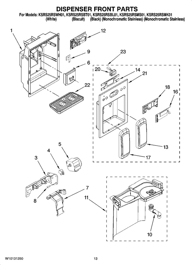 Diagram for KSRS25RSWH01