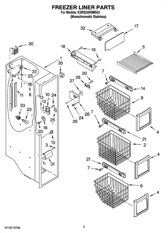 Diagram for KSRS25RSMS03