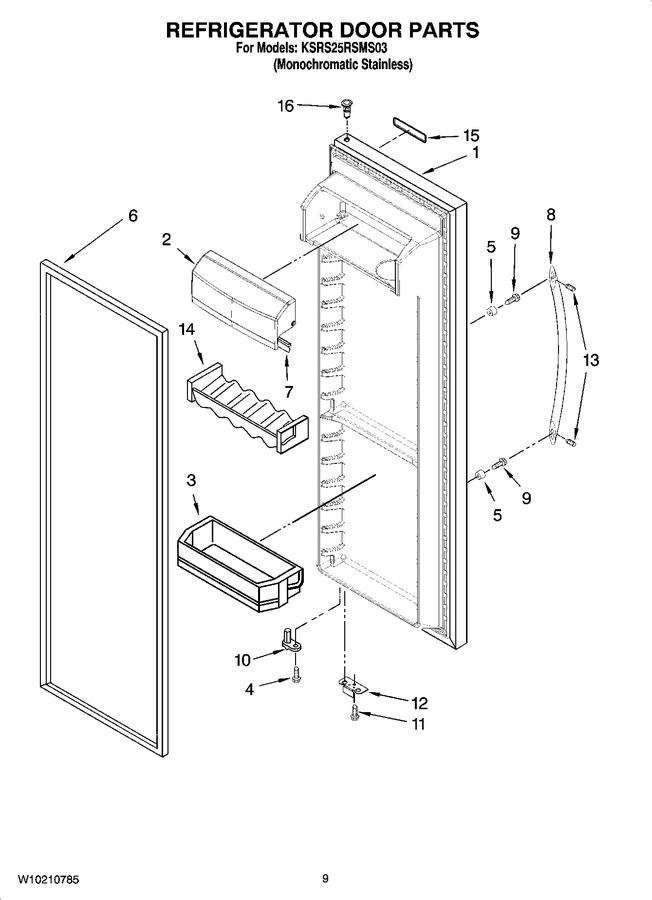 Diagram for KSRS25RSMS03