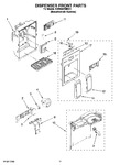 Diagram for 08 - Dispenser Front Parts