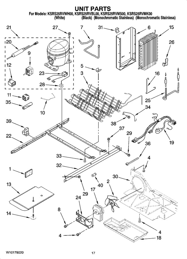 Diagram for KSRS25RVWH00