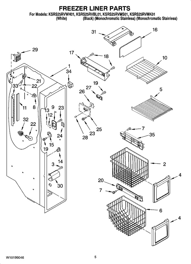 Diagram for KSRS25RVMK01