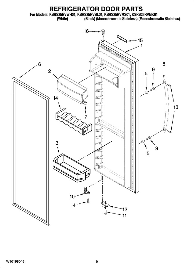 Diagram for KSRS25RVBL01
