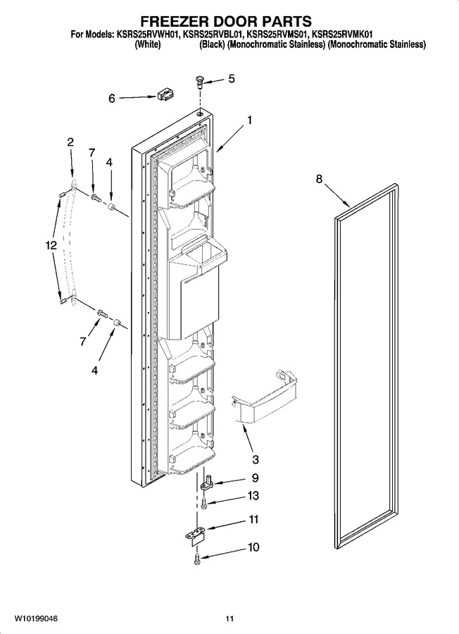 Diagram for KSRS25RVBL01