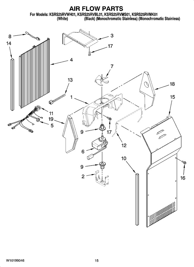 Diagram for KSRS25RVBL01