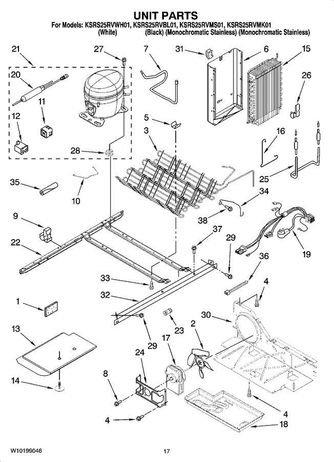 Diagram for KSRS25RVBL01