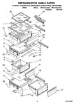Diagram for 03 - Refrigerator Shelf Parts