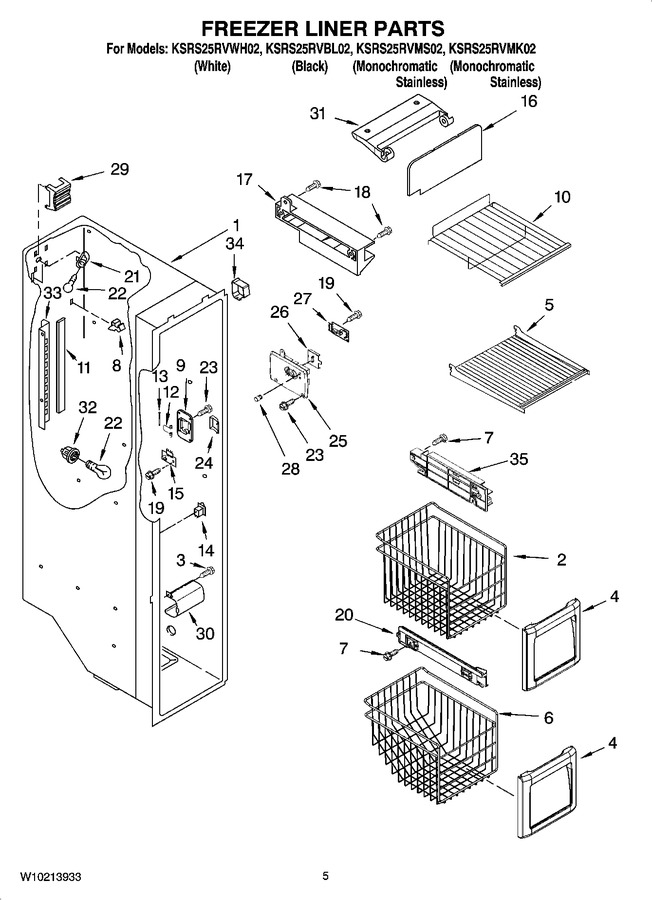 Diagram for KSRS25RVMS02