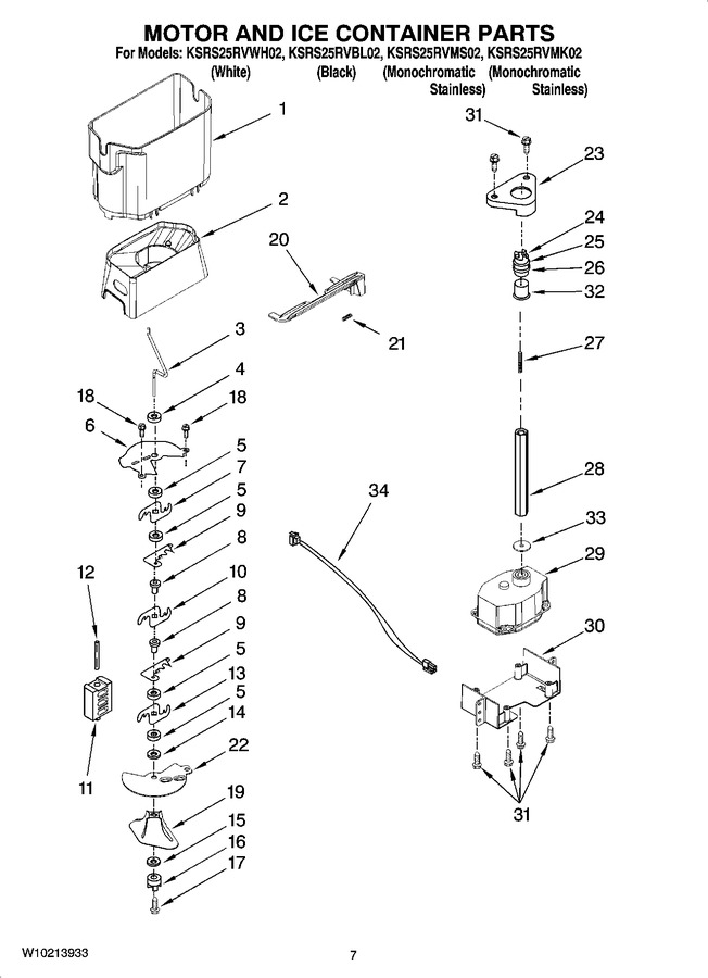 Diagram for KSRS25RVMS02